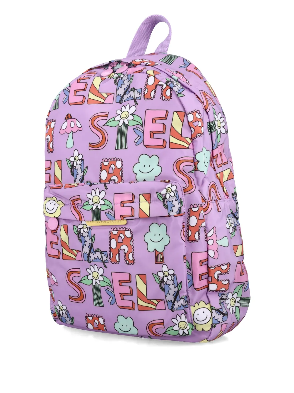 Stella McCartney Kids Flower rugzak Paars