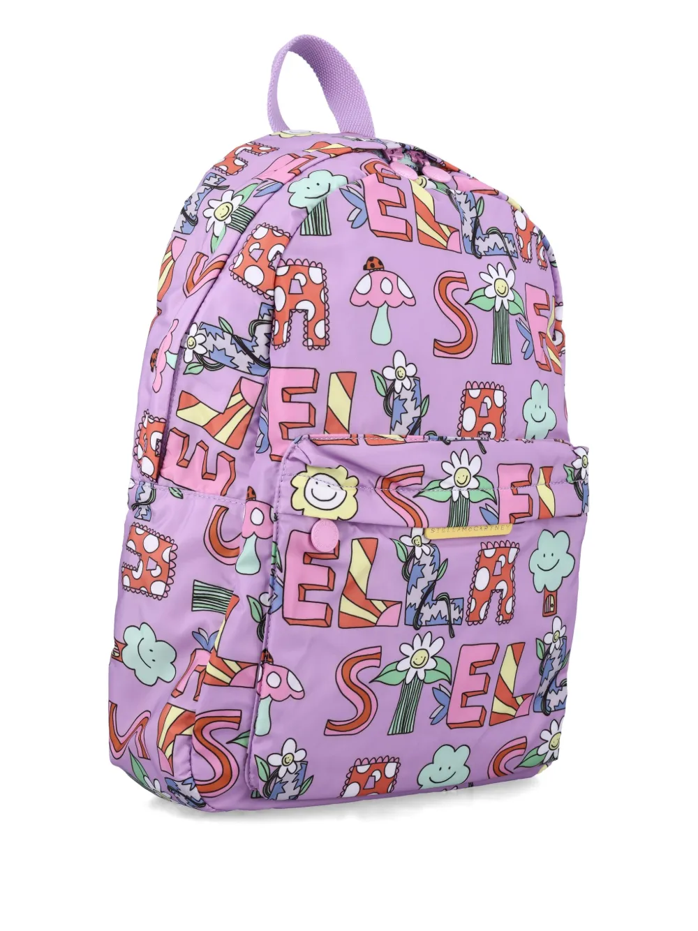 Stella McCartney Kids Flower rugzak Paars