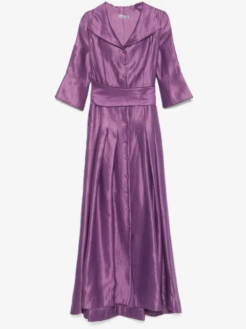 Baruni metallic-effect maxi dress