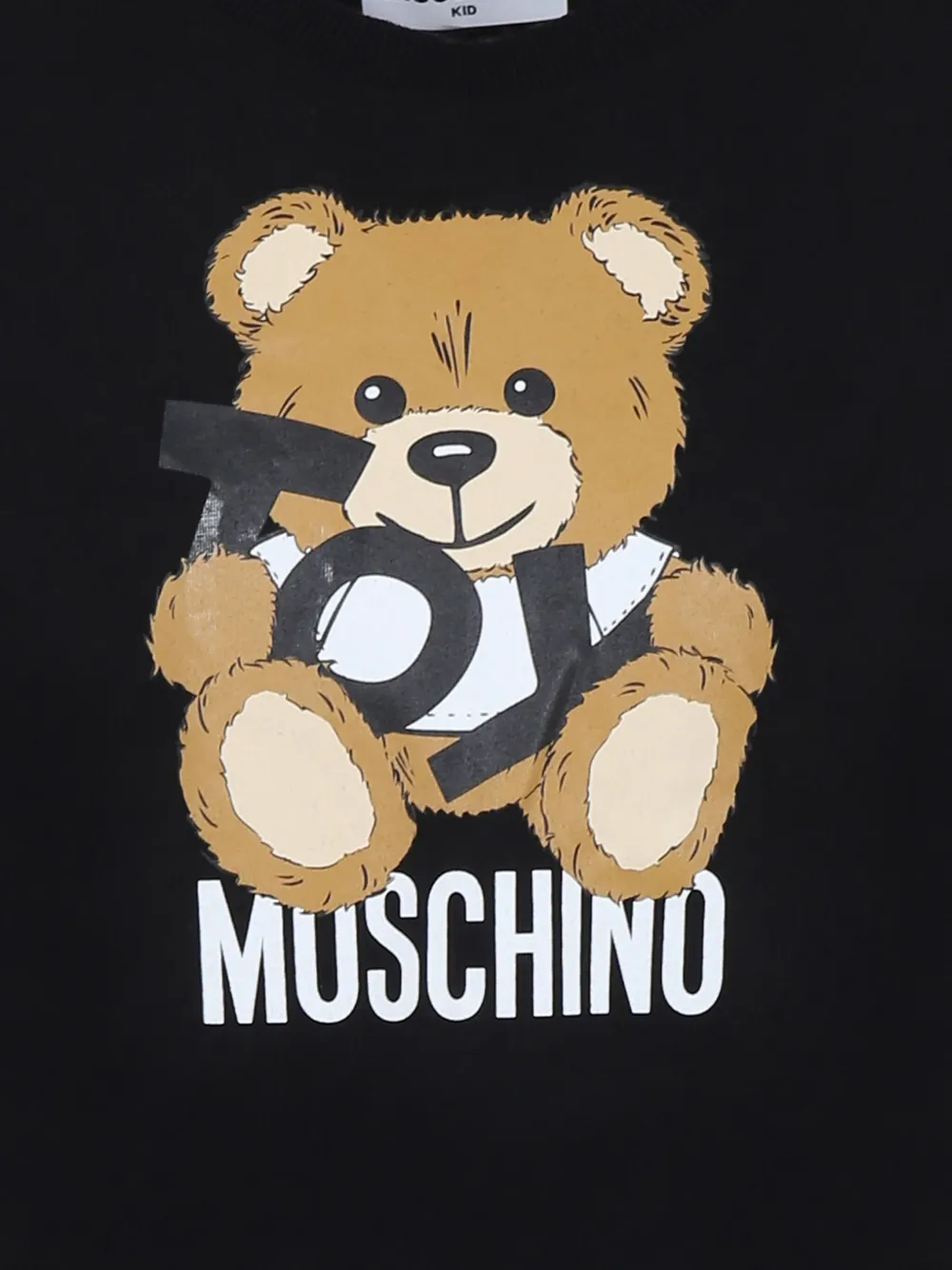Moschino Kids T-shirt met teddybeerprint Zwart