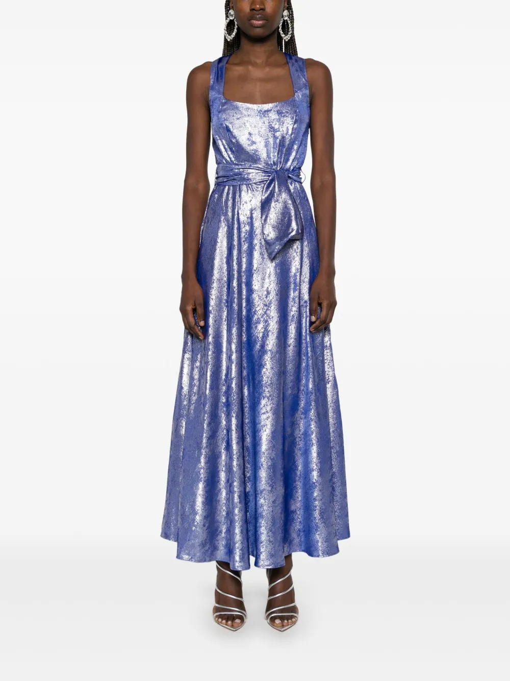 Baruni Monarda maxi-dress - Blauw