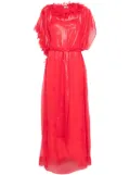 Baruni Coreopsis maxi dress - Red