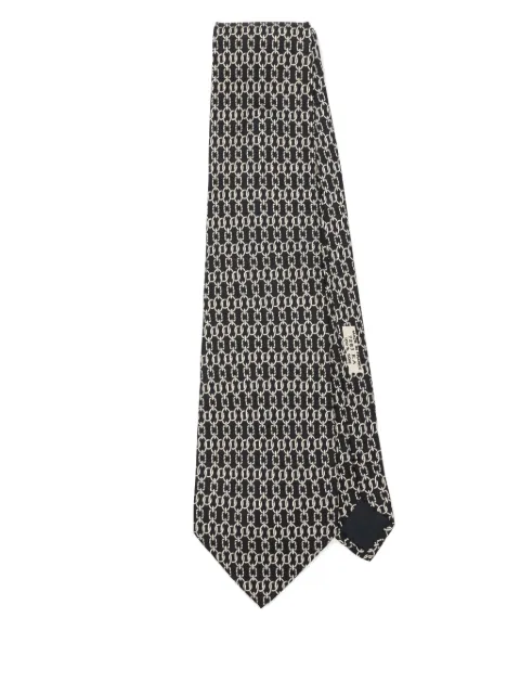 Hermès Pre-Owned 2010s graphic-print tie 