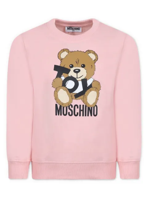 Moschino Kids logo-print sweatshirt 