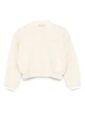 Marni Kids tartan-check bomber jacket - Neutrals