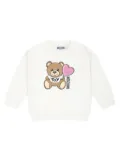 Moschino Kids Teddy Bear sweatshirt - White