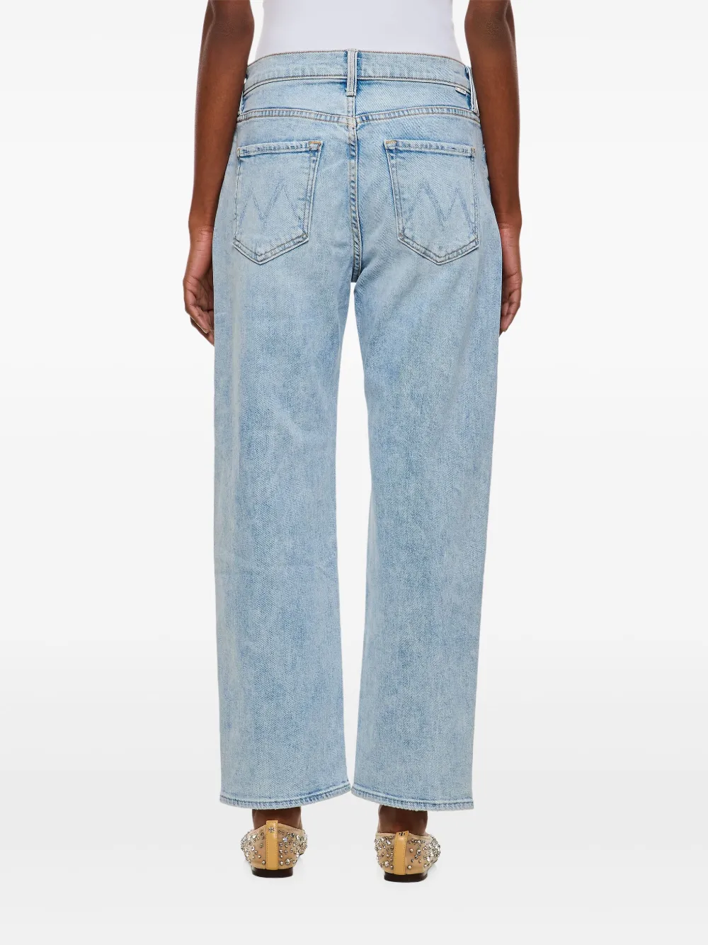 MOTHER The Ditcher jeans met rits Blauw