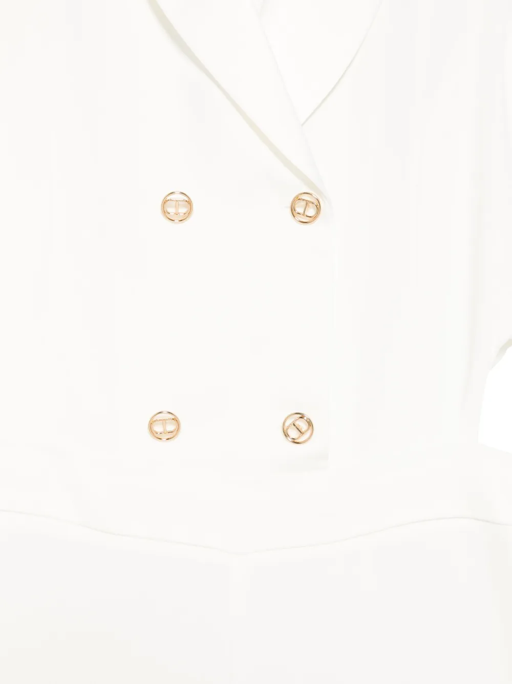 TWINSET Kids Jumpsuit met uitgesneden details Beige
