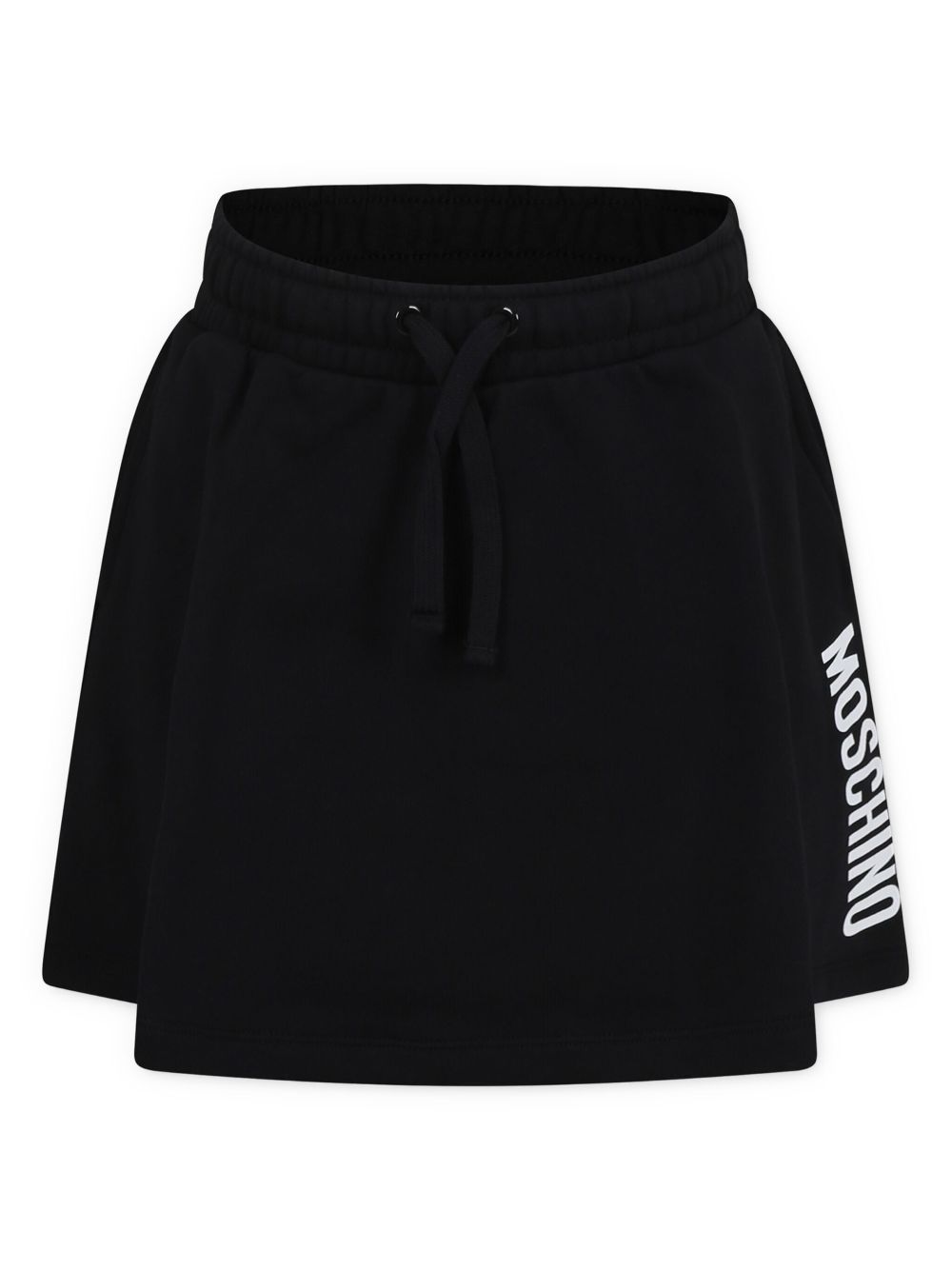 Moschino Kids logo-print skirt - Black