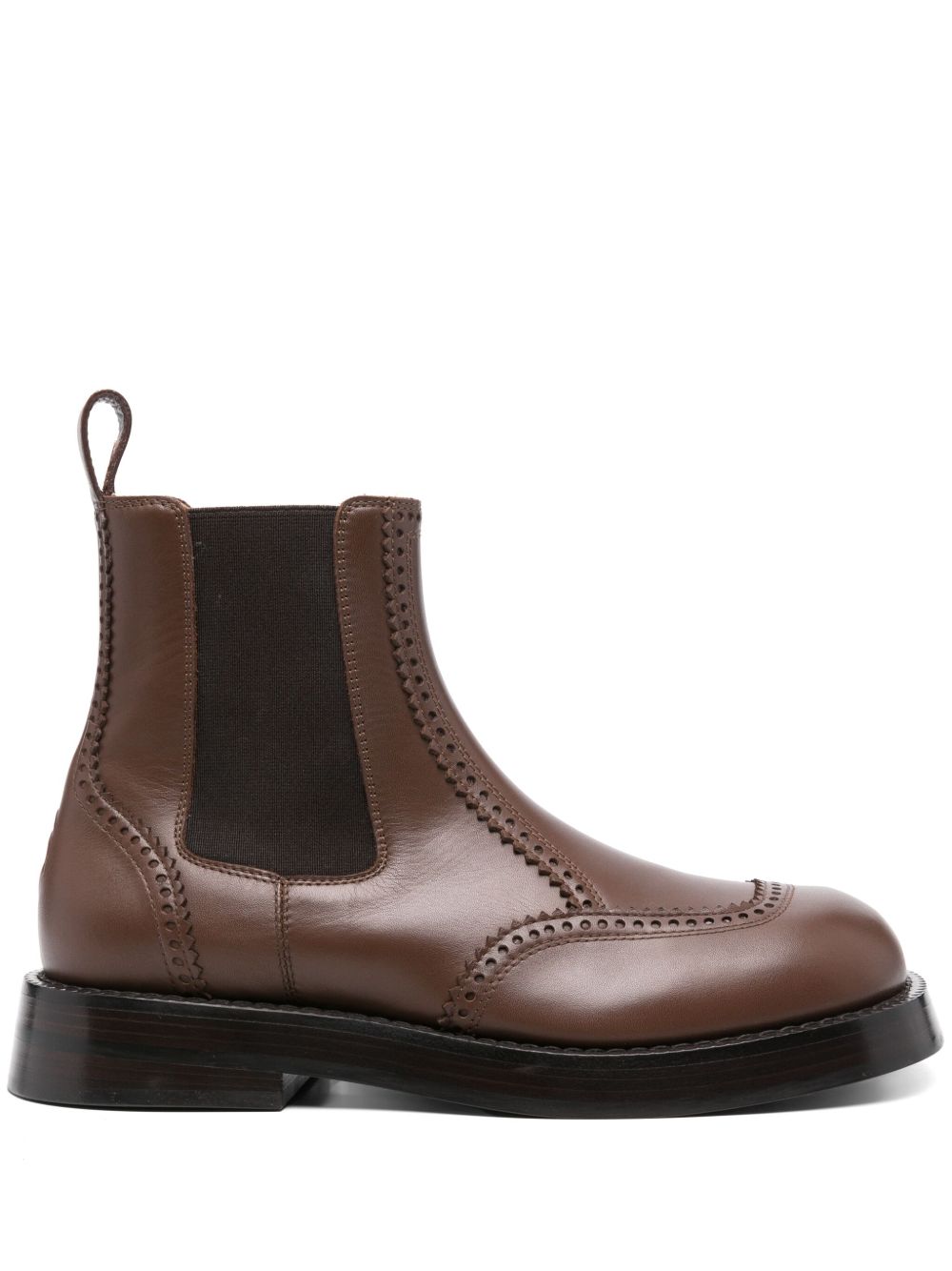 Alexander McQueen leather boots - Brown