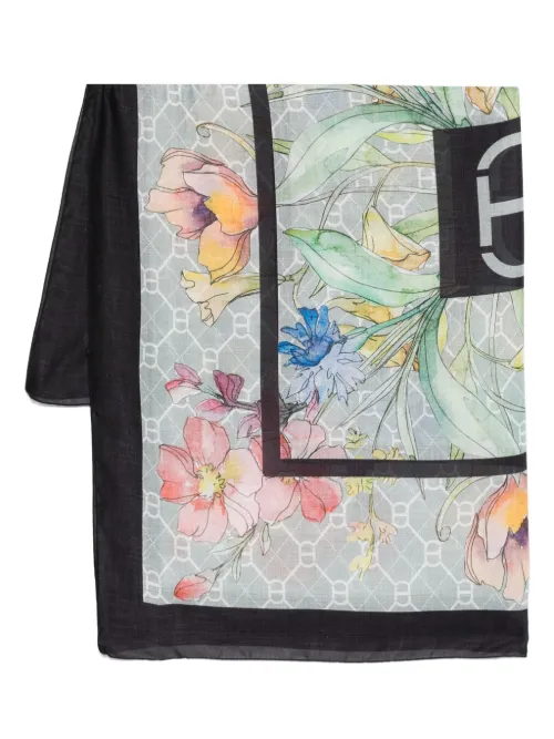 TWINSET écharpe Kefia - Noir - TWINSET - Modalova