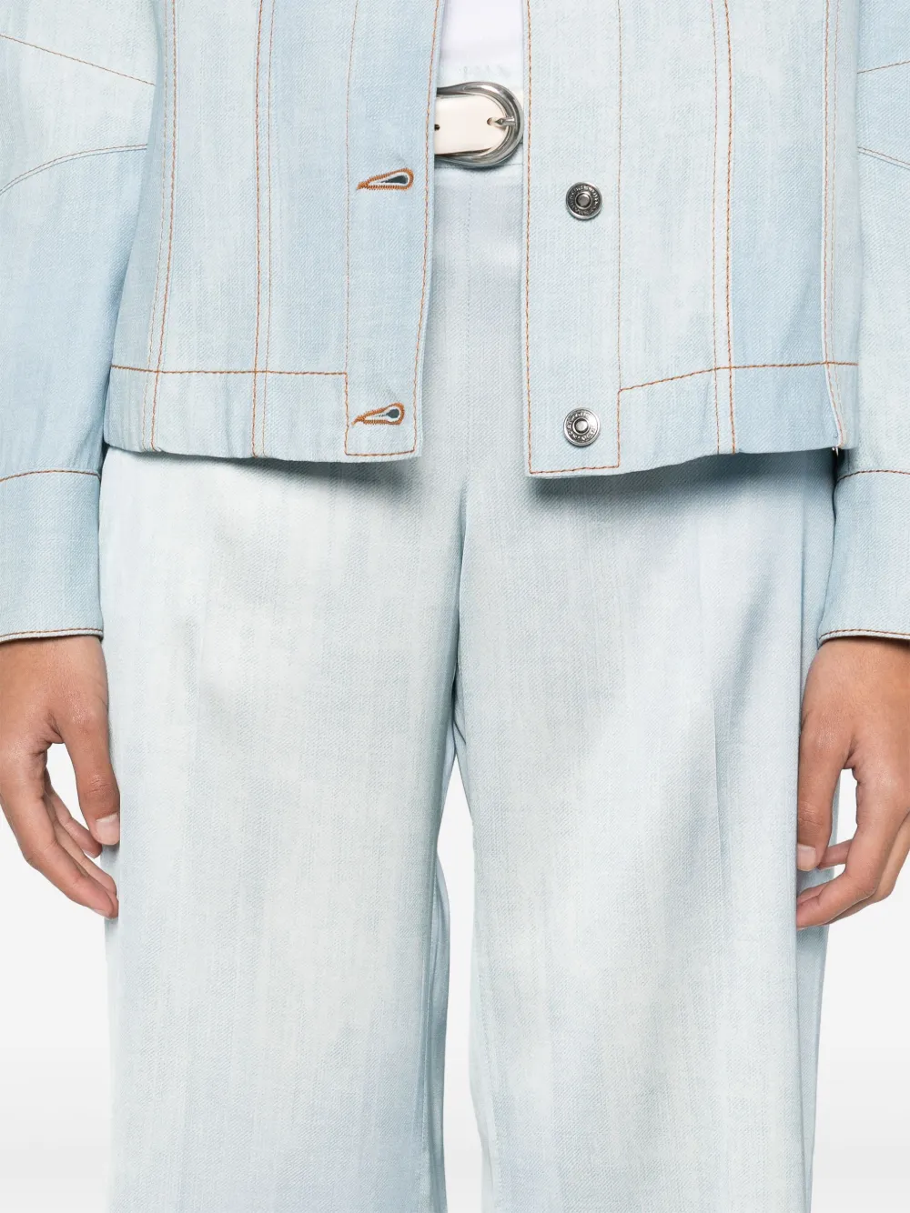 Ermanno Scervino Broek met print Blauw