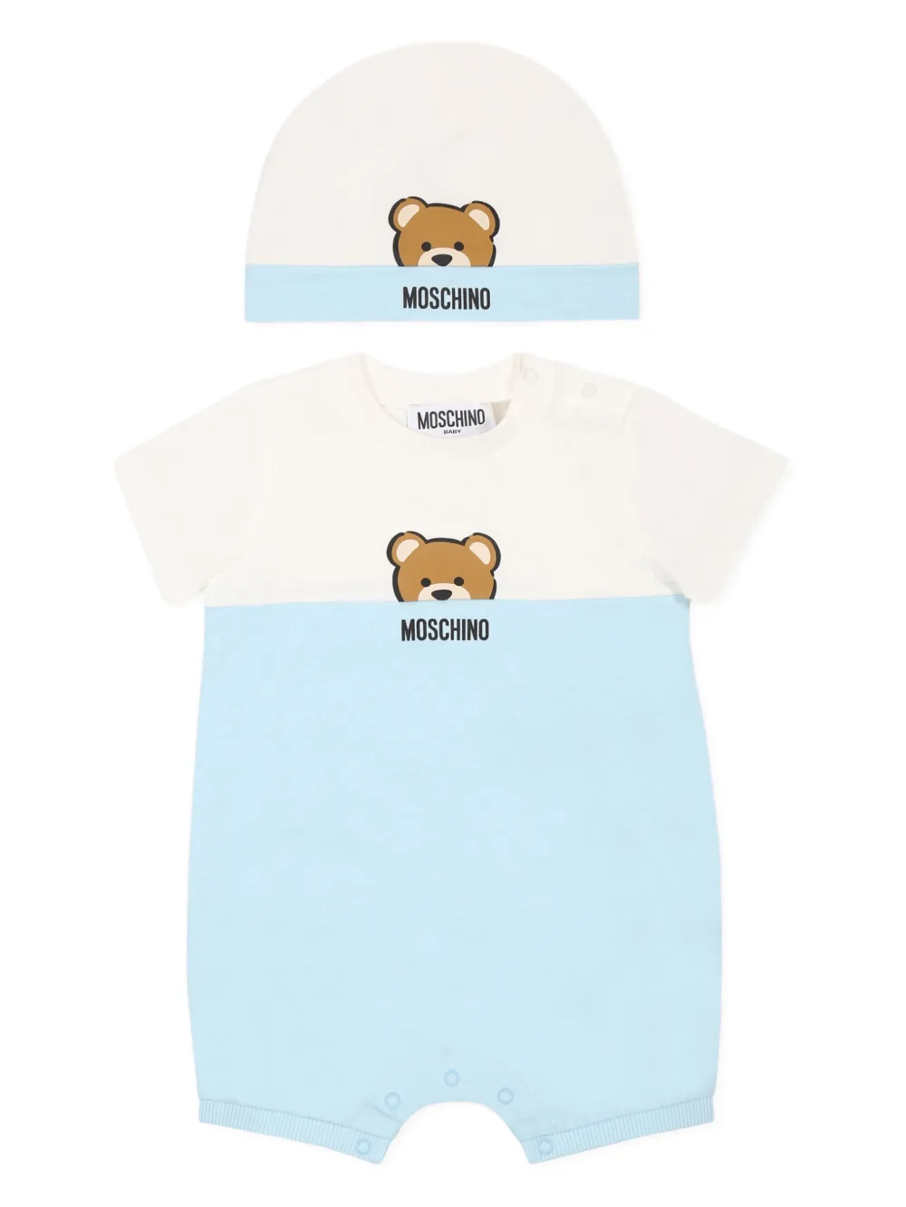 Moschino Kids logo-print body | Blue | Image 1