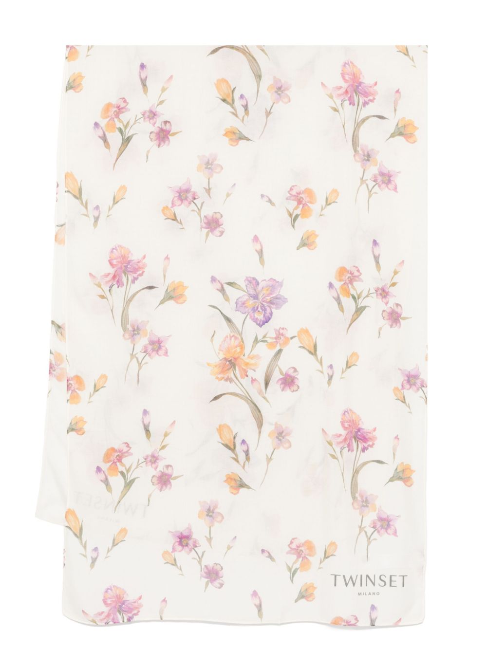 TWINSET FLORAL-PRINT STOLE