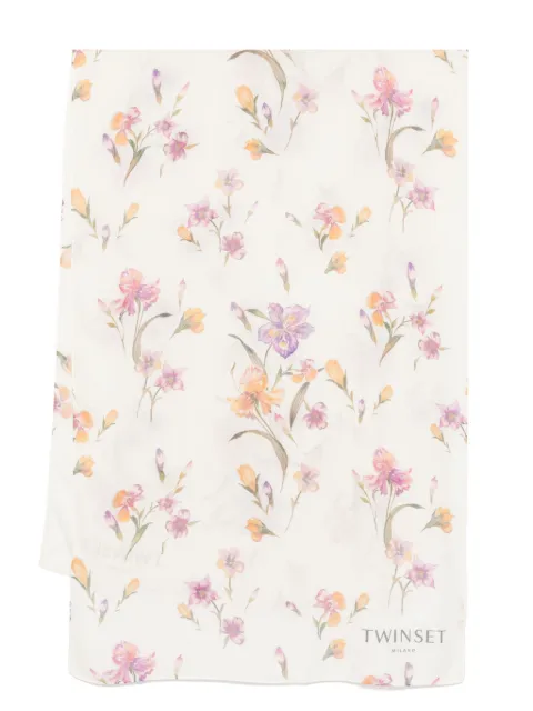 TWINSET floral-print stole