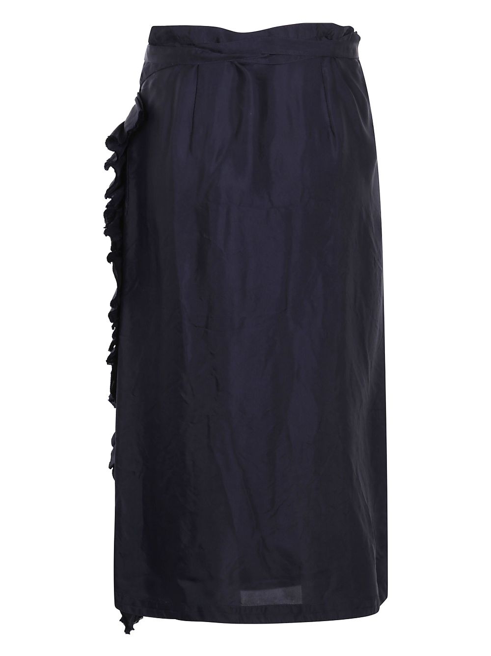 ASPESI ruffle detailing skirt - Blauw