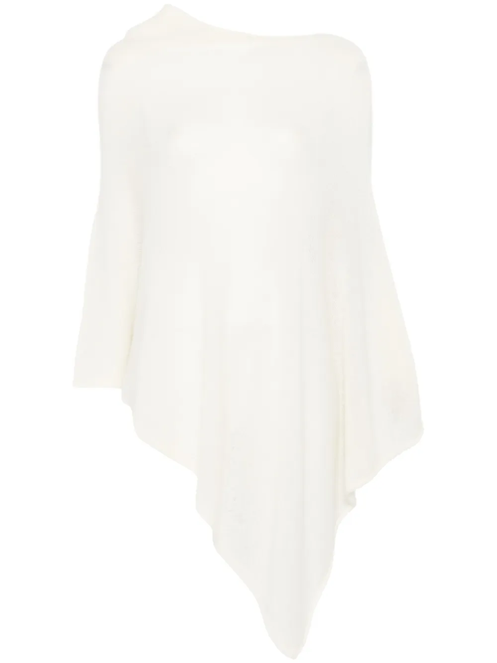 Blanca Vita Cashmere Poncho In Neutral