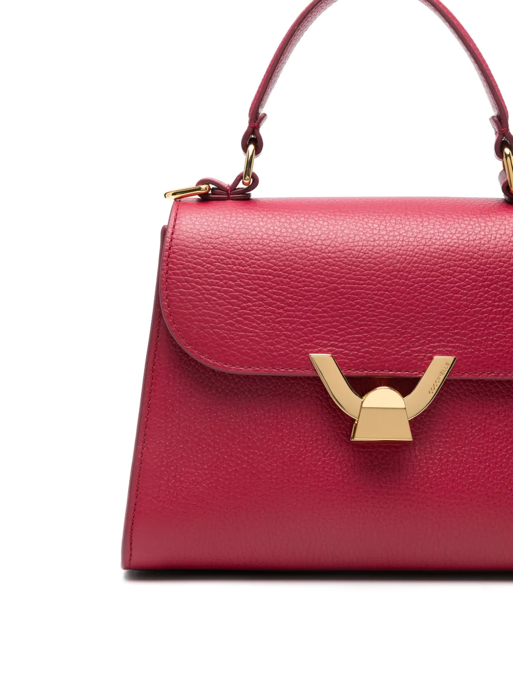 Coccinelle Small Dew Tote Bag In Pink