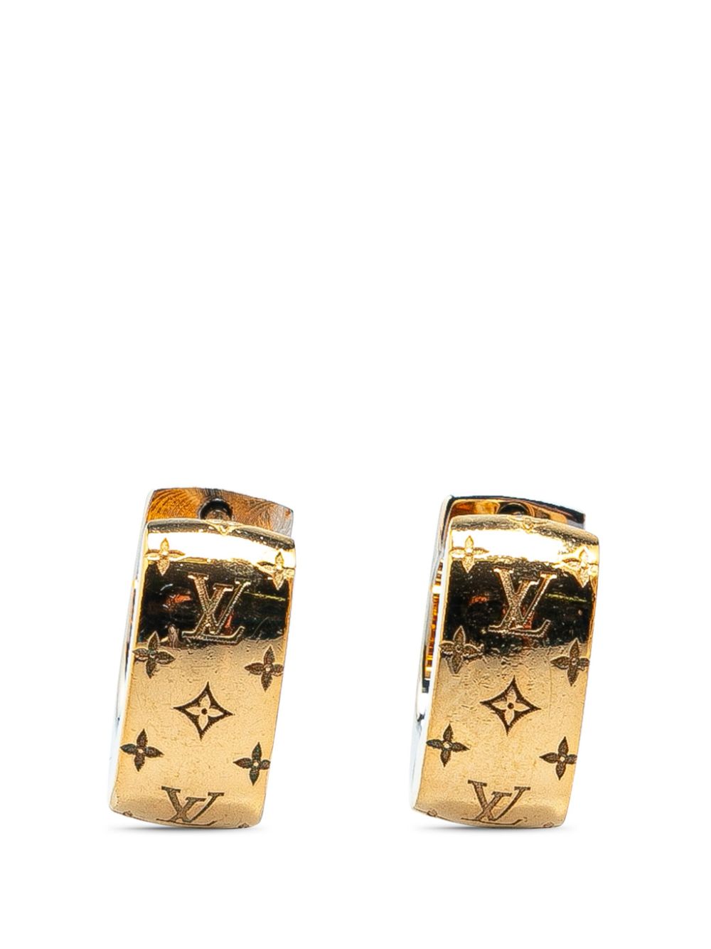 2021 Gold Plated Nanogram Push Back costume earrings