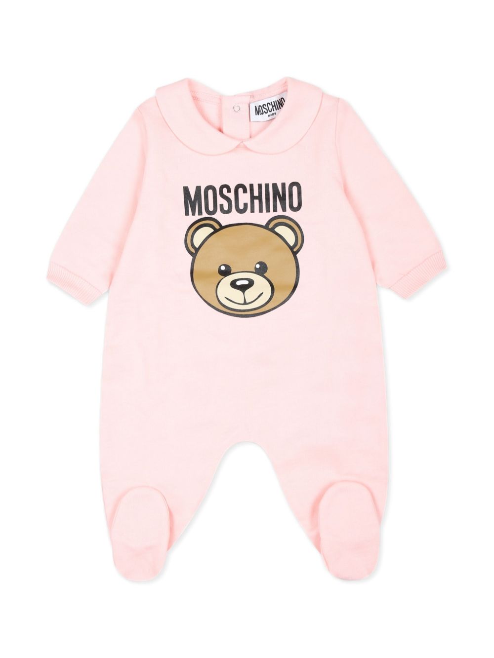 Moschino Kids Pyjama met logoprint - Roze