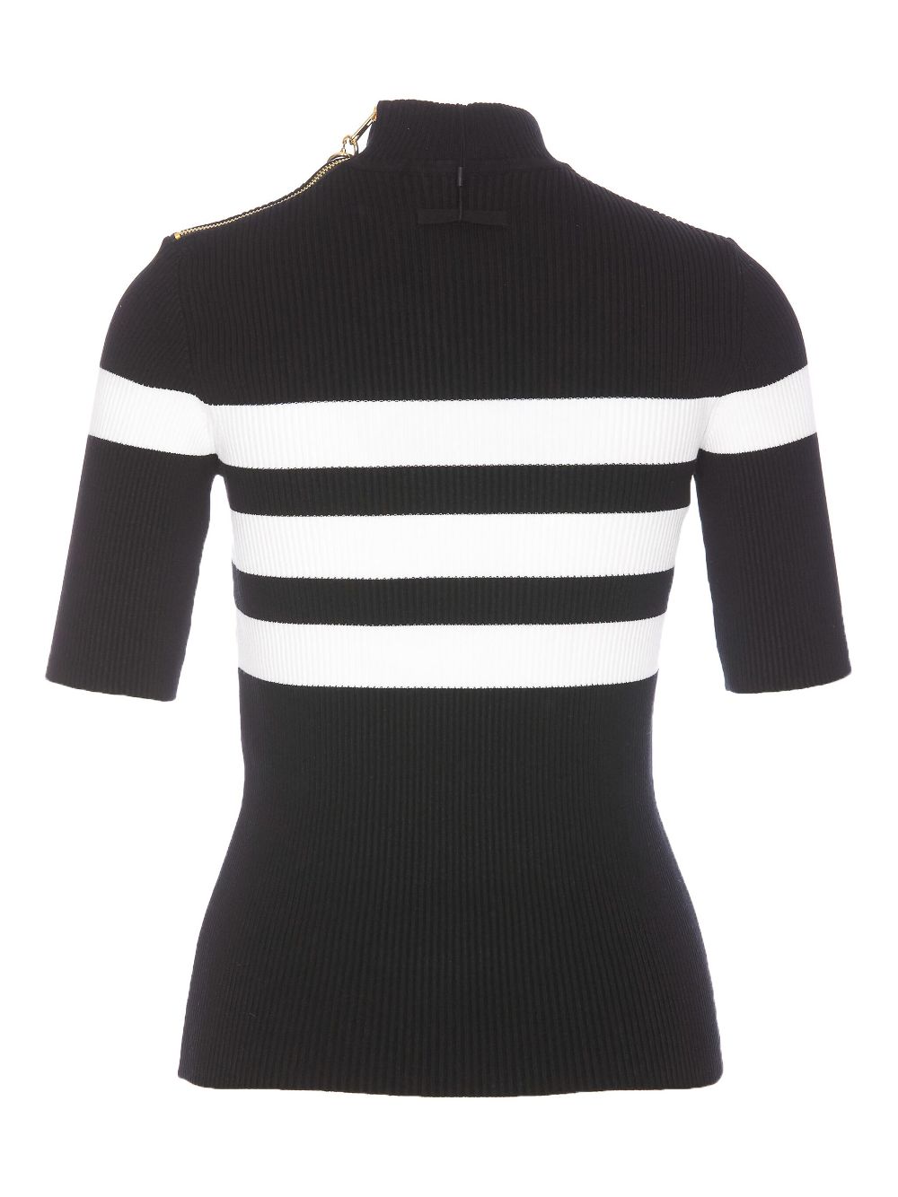 Jean Paul Gaultier knitted top - Zwart