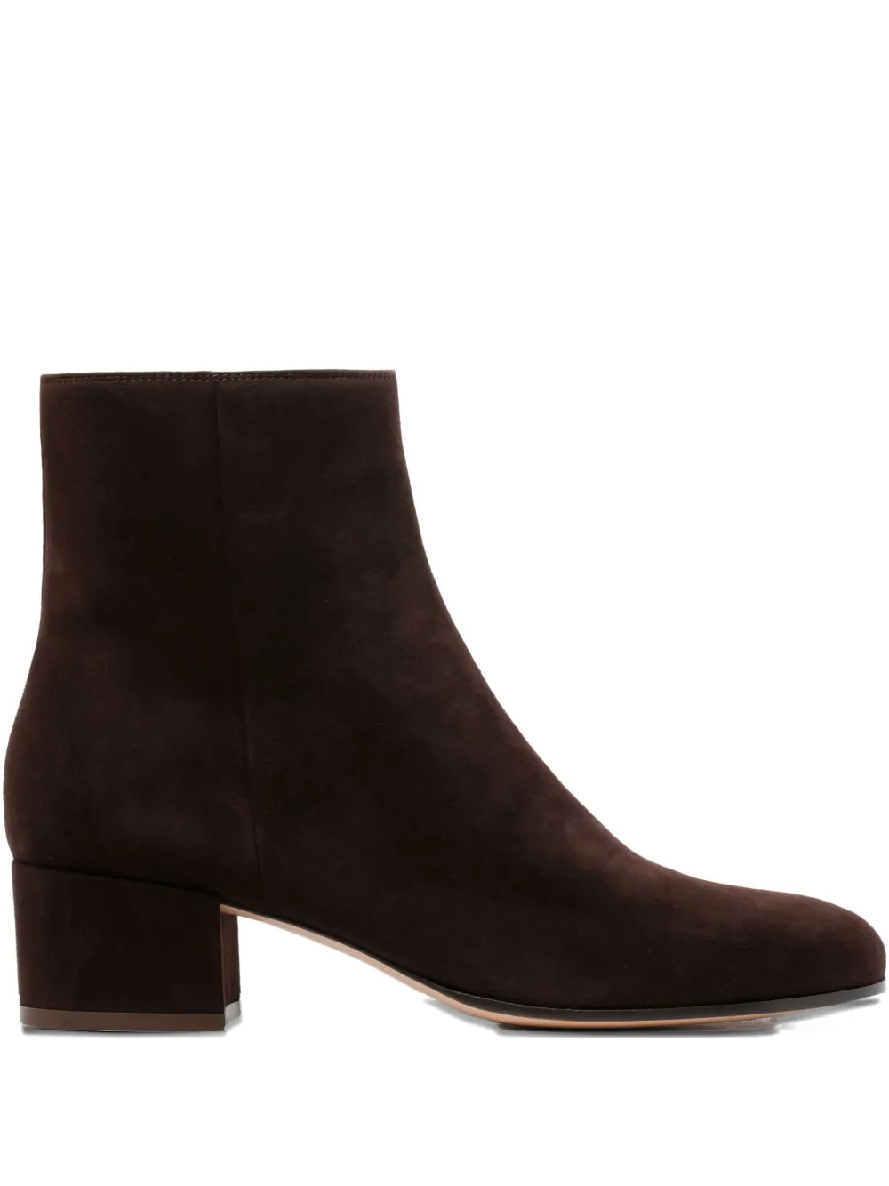 Gianvito Rossi 45 mm Joelle suède leren laarzen Bruin