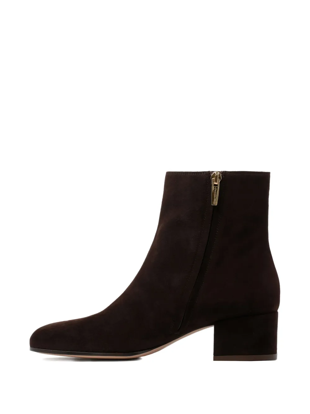 Gianvito Rossi 45 mm Joelle suède leren laarzen Bruin