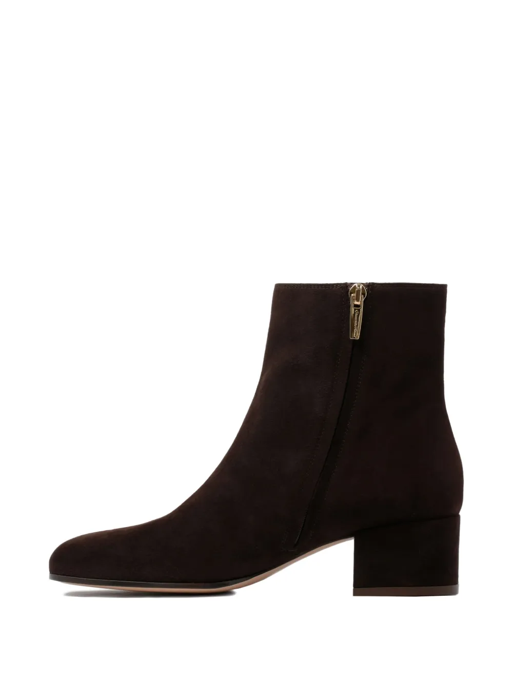 Gianvito Rossi 45 mm Joelle suède leren laarzen Bruin