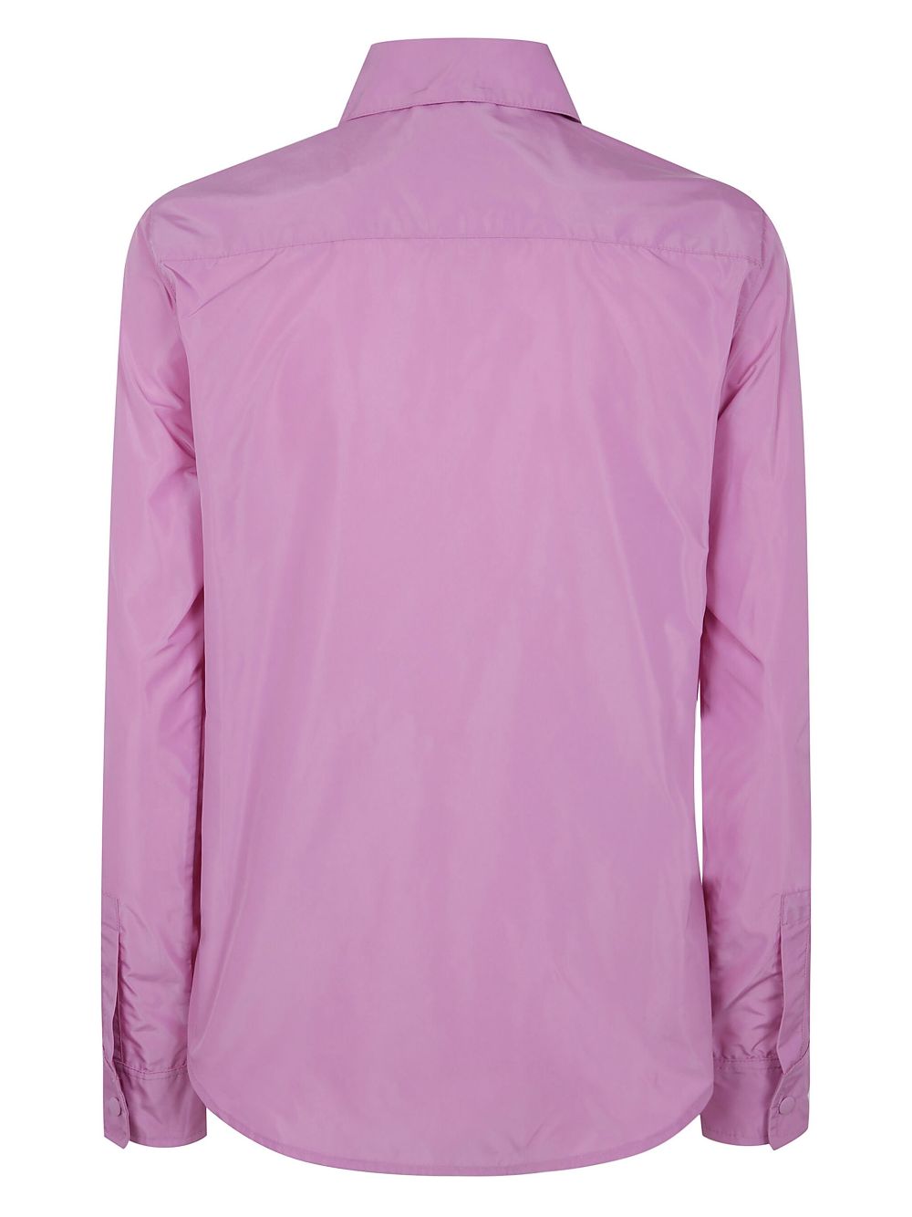 ASPESI curved-hem button-up shirt - Roze