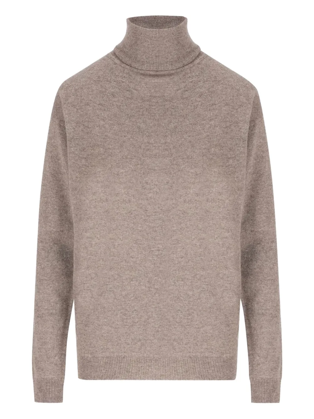 Saint Laurent turtleneck cashmere sweater Beige