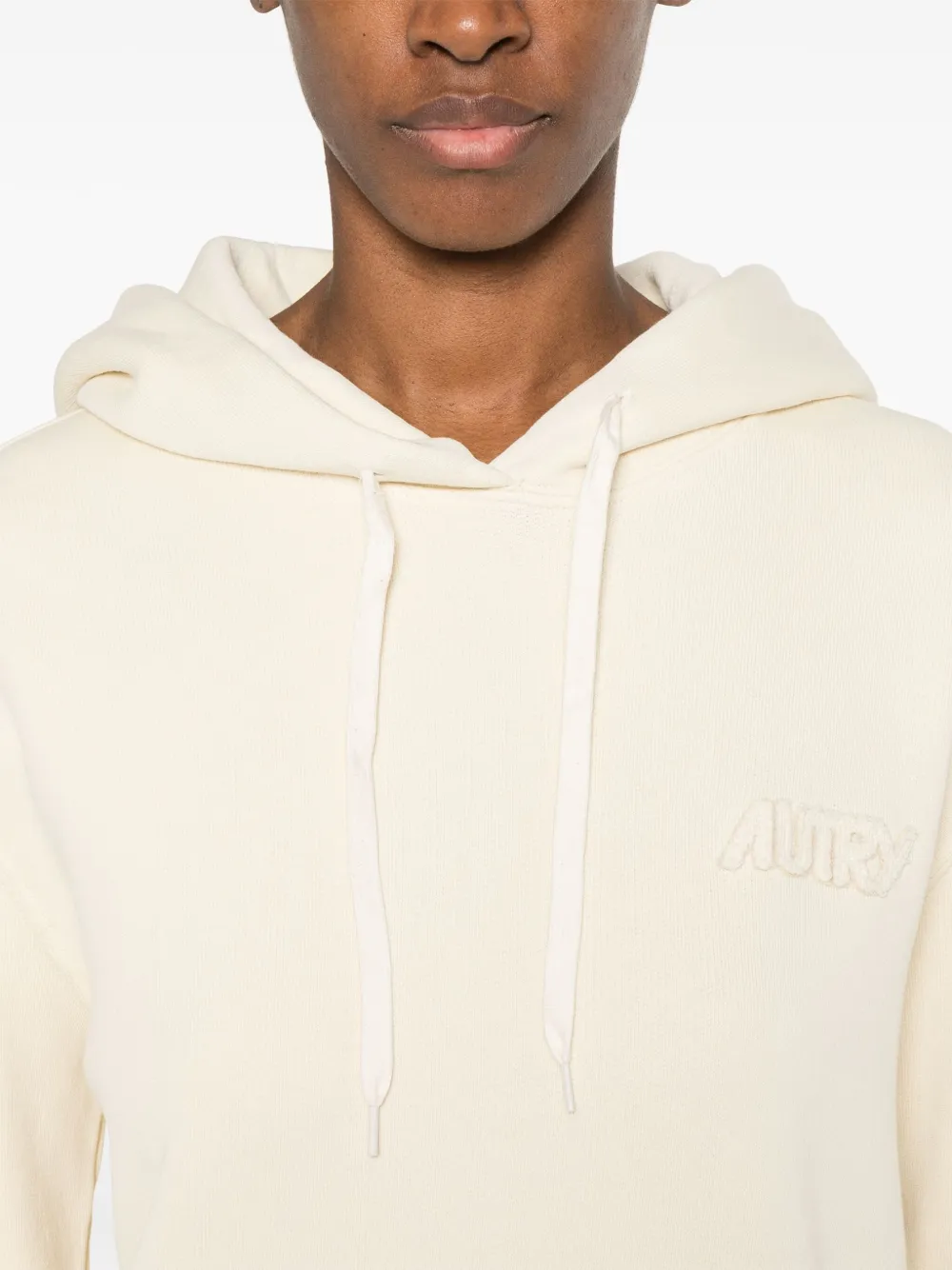 Autry Hoodie met logopatch Beige