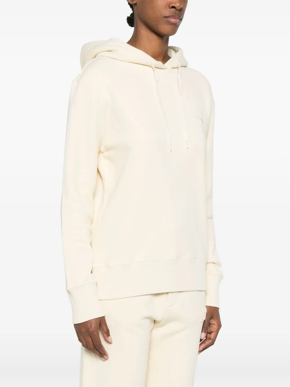 Autry Hoodie met logopatch Beige