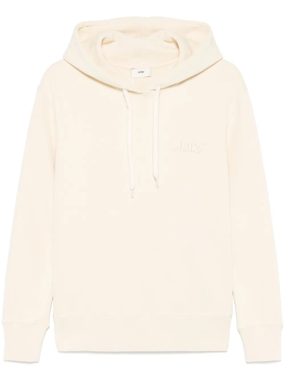 Autry Hoodie met logopatch Beige