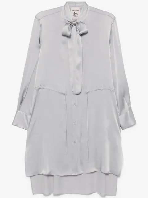 Semicouture tied-neck mini dress