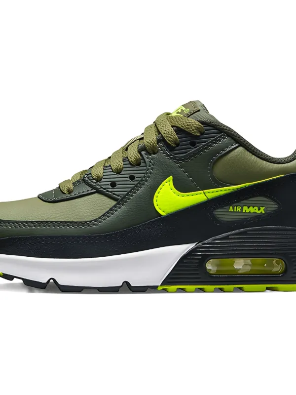 khaki green nike trainers junior