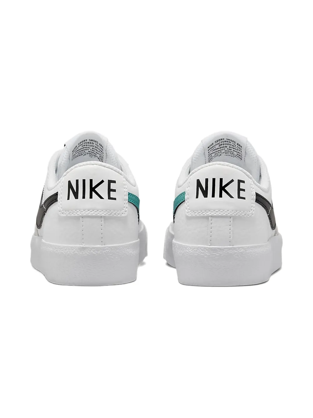 Nike Kids Blazer 77 Low "White Black Washed Teal" sneakers