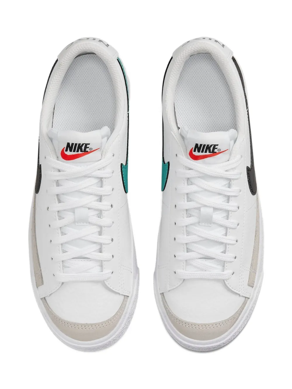 Nike Kids Blazer 77 Low "White Black Washed Teal" sneakers