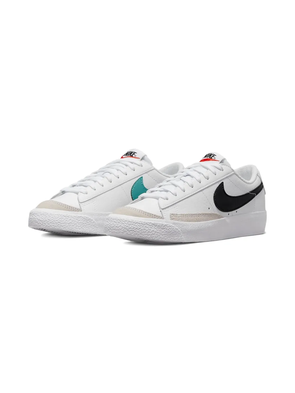 Nike Kids Blazer 77 Low "White Black Washed Teal" sneakers