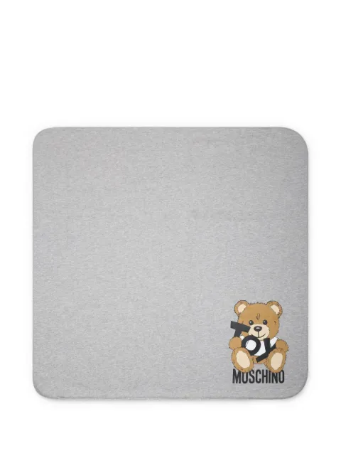 Moschino Kids manta con logo estampado