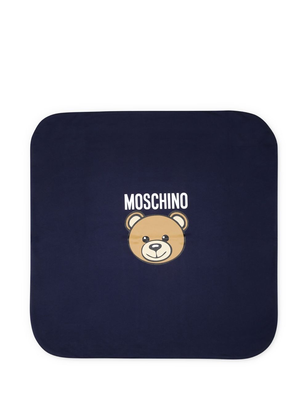 Moschino Kids logo-print nest - Blue