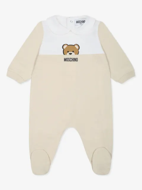 Moschino Kids pijama con logo estampado