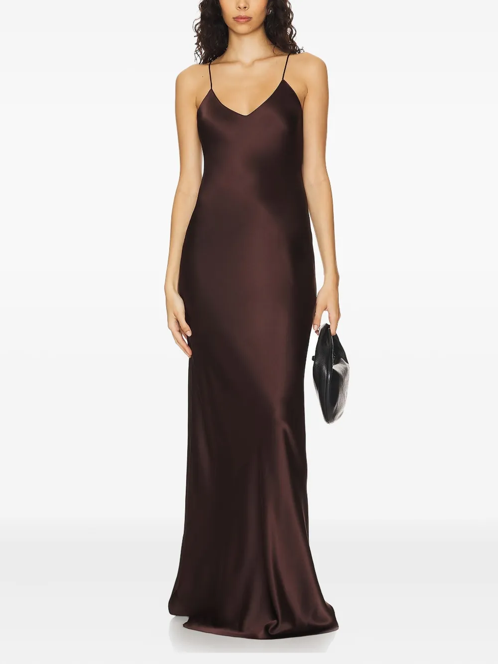Nili Lotan silk slip dress | Brown | Image 1