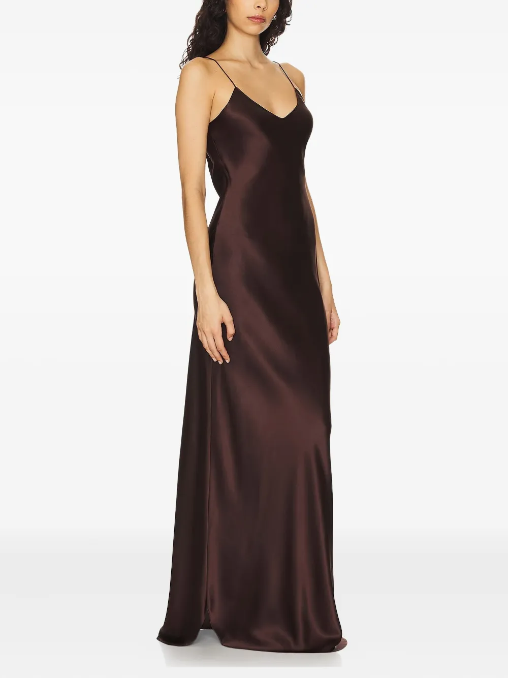Nili Lotan silk slip dress - Bruin