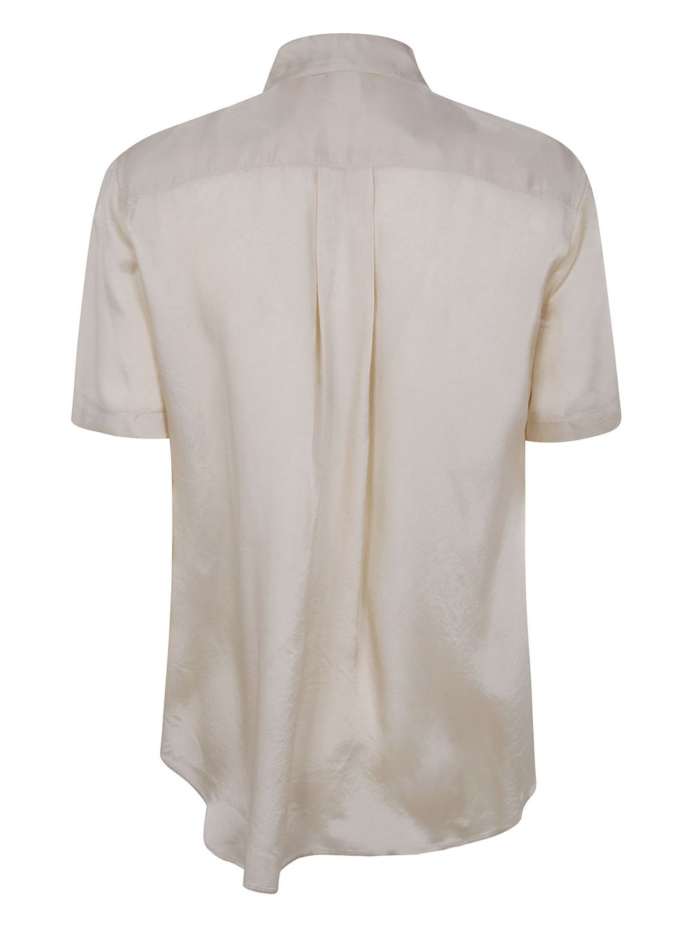 ASPESI ruffle short-sleeve blouse - Neutrals