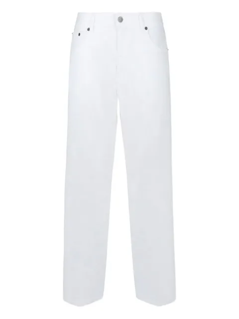 Haikure buttoned straight-leg jeans