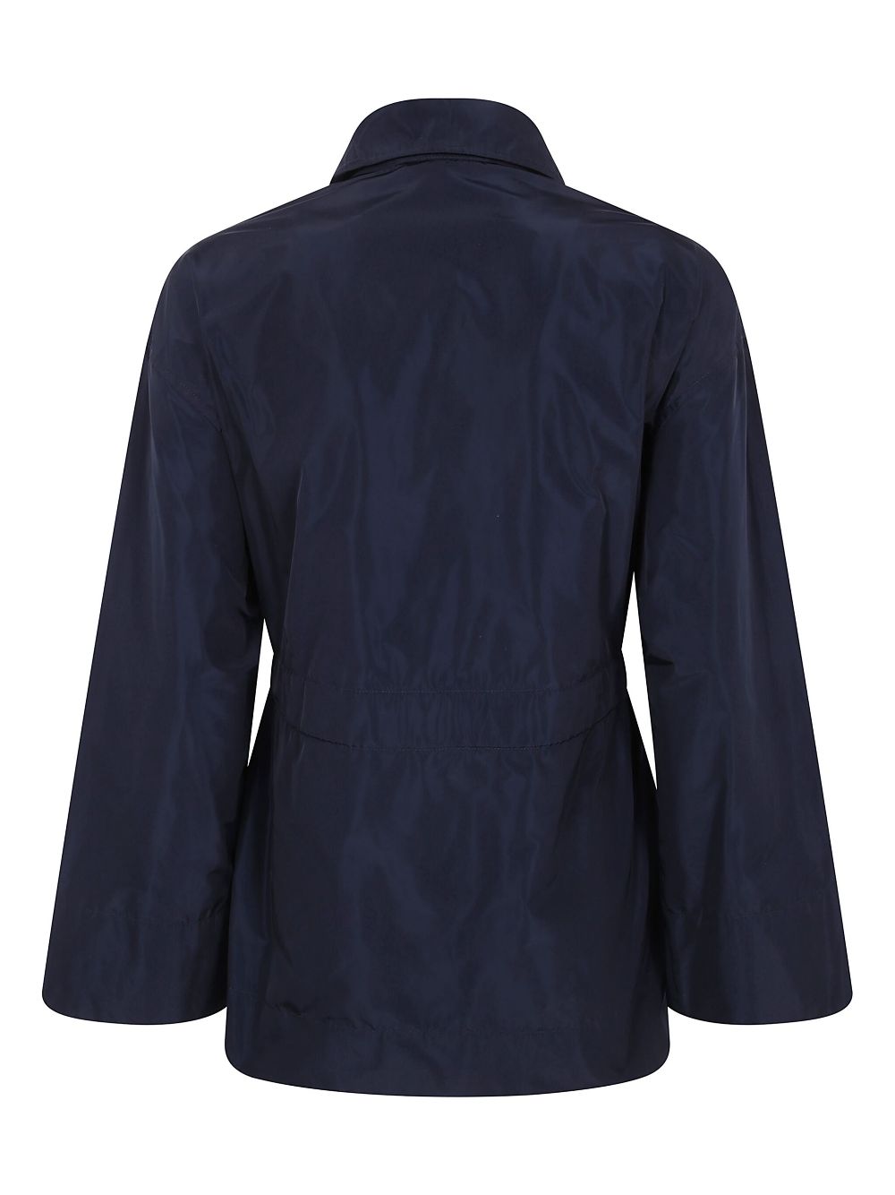 ASPESI tied-waist shirt jacket - Blauw