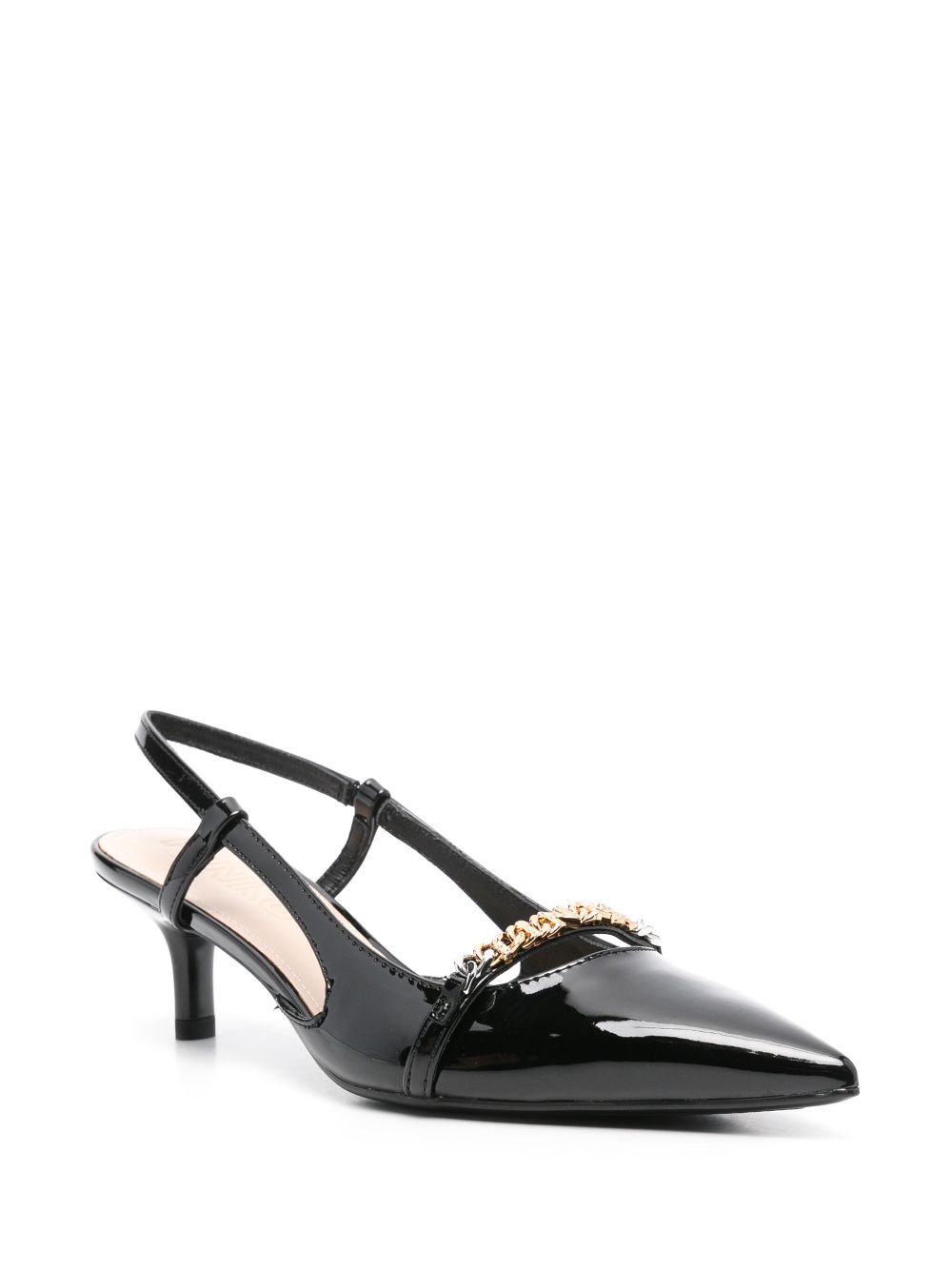 PINKO 60 mm Gloria slingback pumps - Zwart