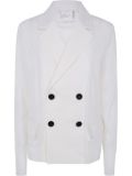 sacai double-breasted jacket - White