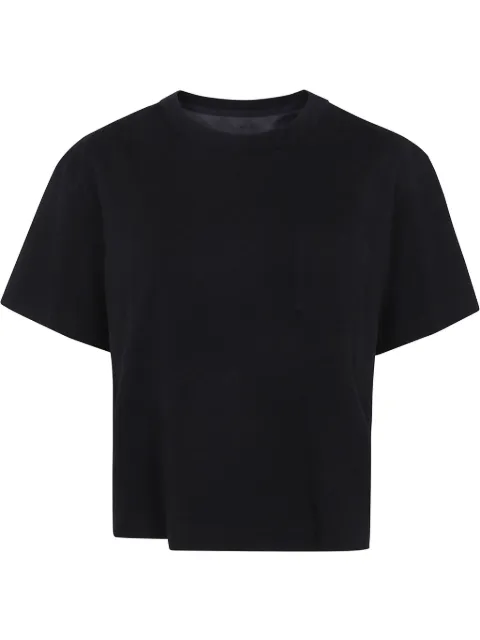 sacai playera estilo suéter