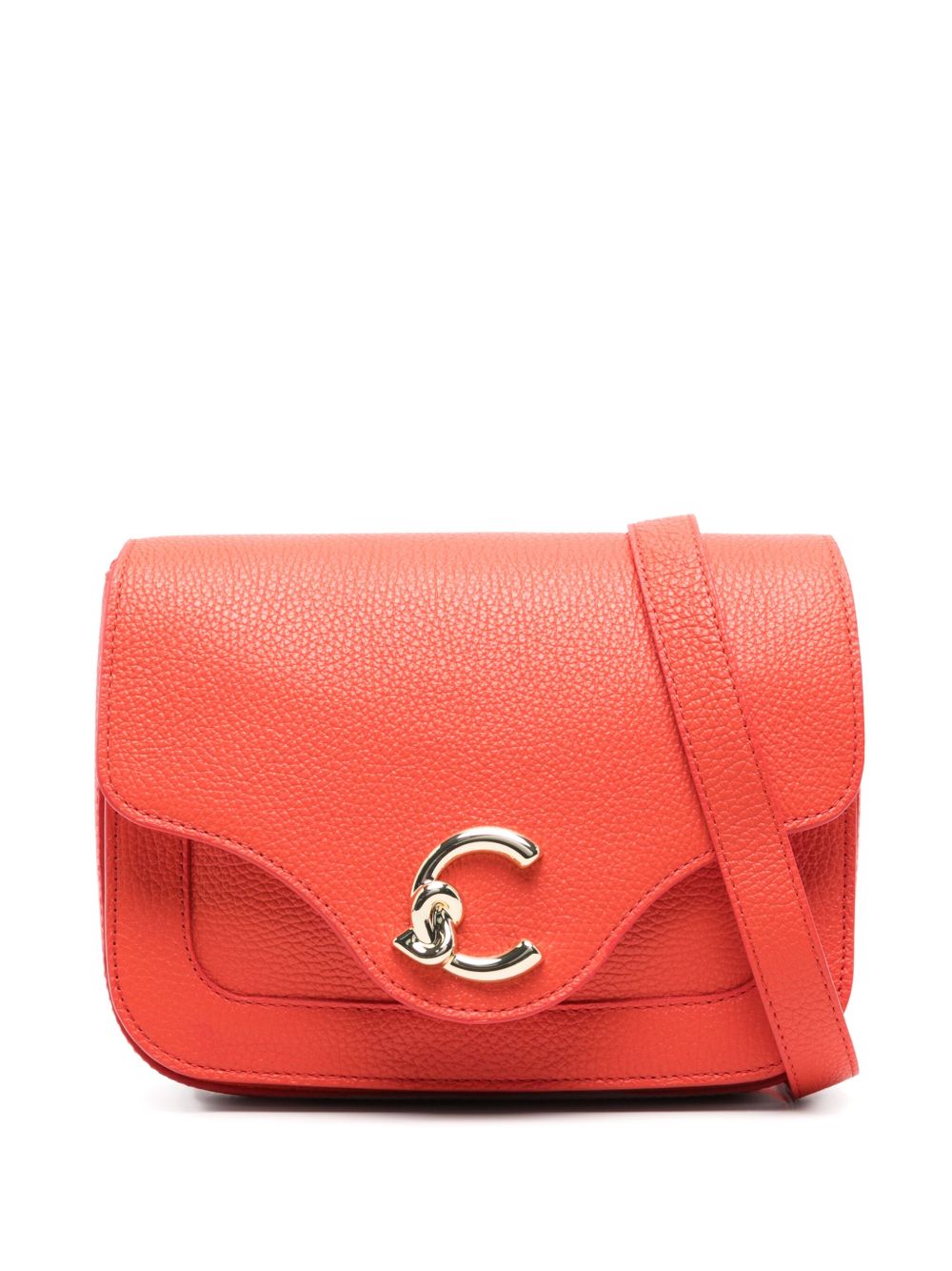 Coccinelle C-me Crossbody Bag In Orange